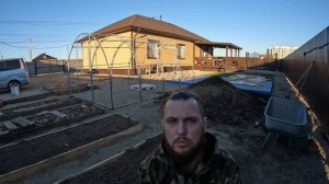 Установка теплицы 4х3 на брус 2024