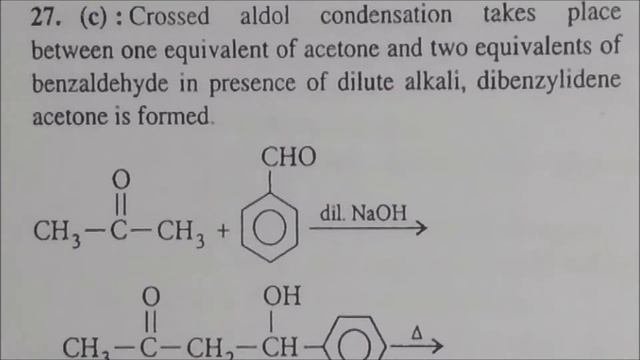 Aldehyde and Ketones -part 1 Topic and Yearwise fully solved questions  CHEMISTRY