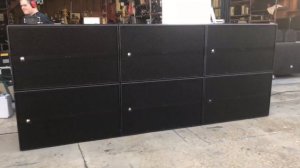 RCF SUB 9007-AS Dual 21" 7200 Watt Subwoofer and Kart Demo *Authorized Dealer*
