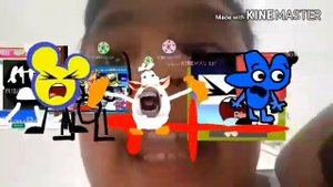 everyone is screaming and running away with giga barney add round 22