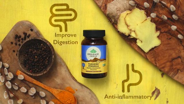 Organic India Turmeric + Black Pepper Supplement 90 Capsules Per Capsule 500mg смотреть онлайн