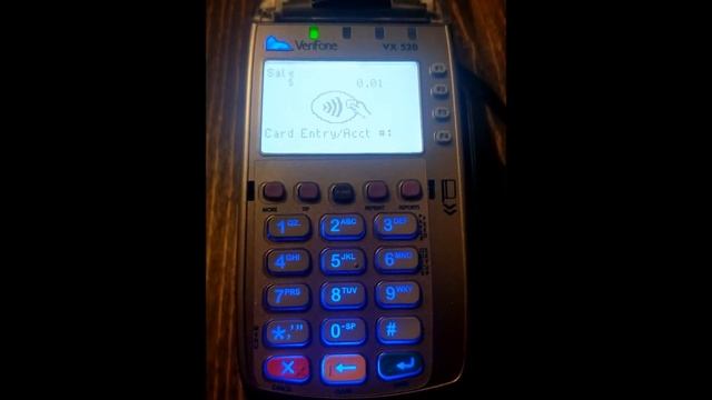 VX520 Tutorial: Manual Sale (Manual Key Entry) смотреть онлайн