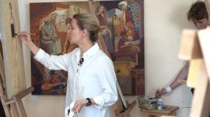 Собецкая Е.А. Живопись маслом: этюд стоящей фигуры