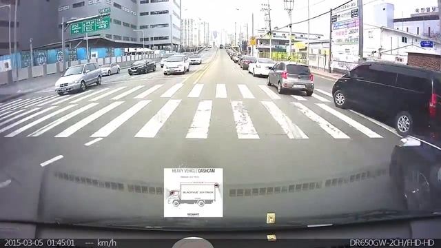 Blackvue Truck DR650GW Передняя день смотреть онлайн