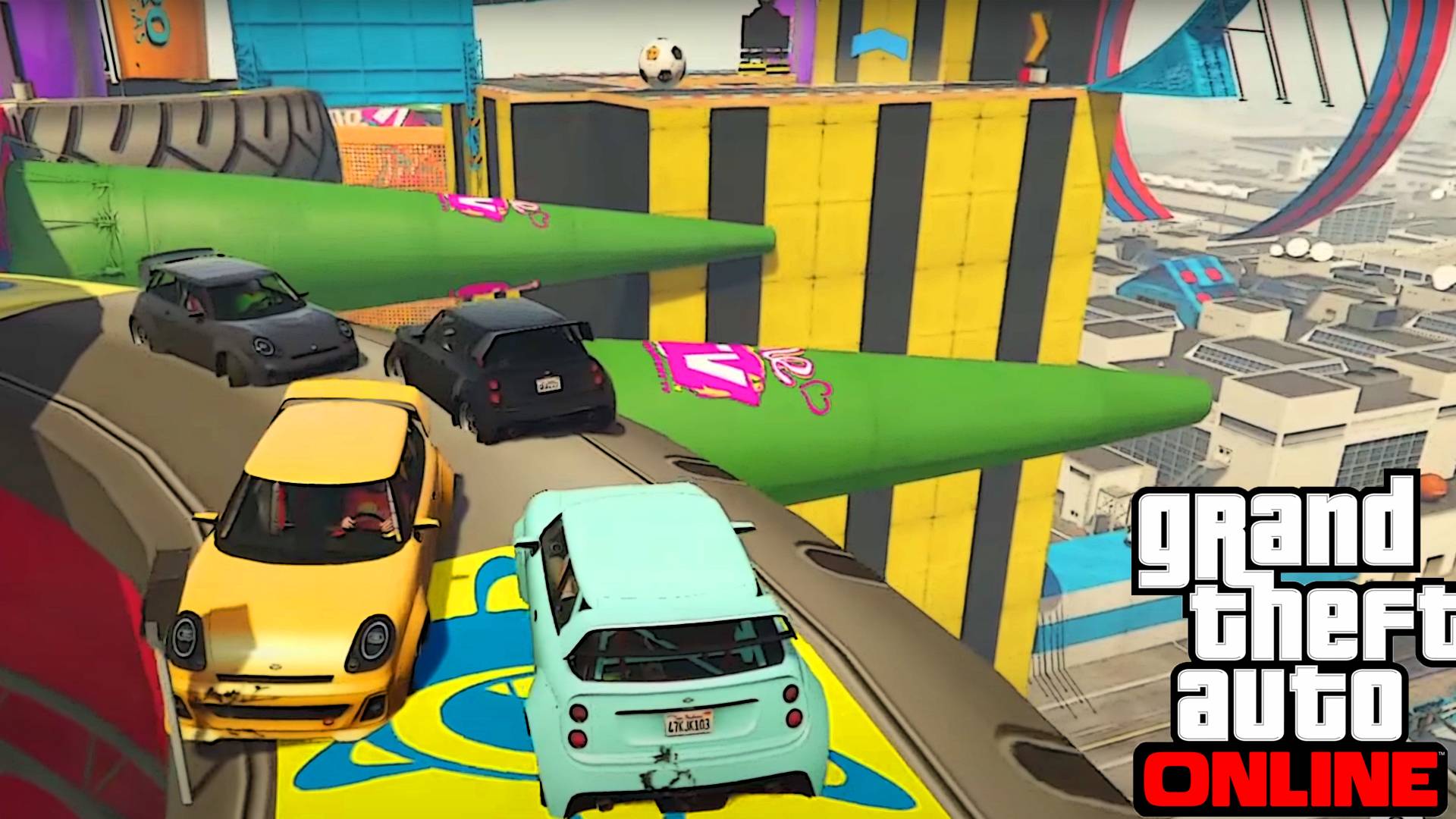 Скоростные паркурчики, когда ты торопыжка в GTA V OnLine