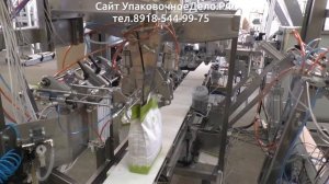 Автоматическая линия для фасовки семян газона в бумажные пакеты
