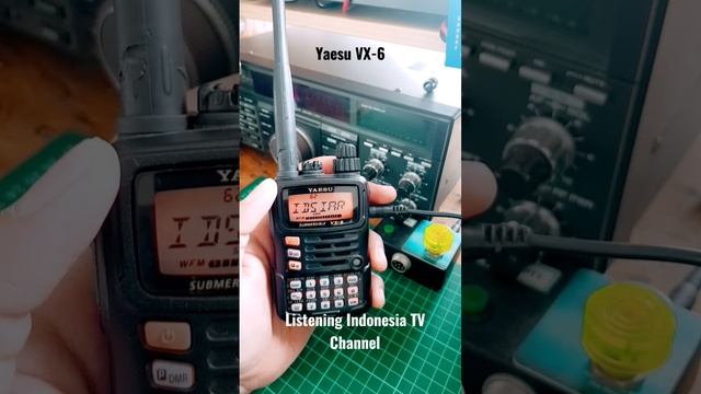 Wow Yaesu VX-6 Bisa mendengarkan Frequensi Channel TV Indonesia смотреть онлайн