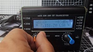 Budget Clone - uSDR Transceiver Orange Blue Button