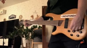 the CURE - Friday i'm in Love (BASS cover)