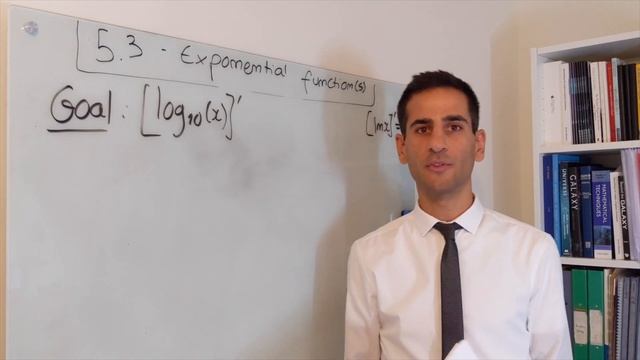 5.3.2 - Derivatives of logarithmic functions of base e, 10 and any base смотреть онлайн