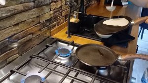 Рецепт ПП блинов из гречневой муки🥞🍓Минимум ингредиентов максиму удовольствия🥰😄☺Очень вкусно🍓 😊🥞