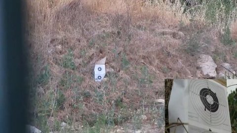 Gamo Shadow 1000 shooting 40 meters benchrest homemade