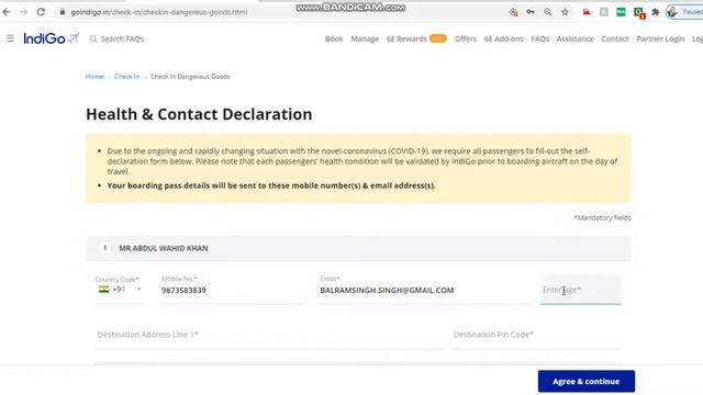 How Web Check in | Indigo | New Rules | Boarding Pass Health Declaratin Baggage Tag Epass смотреть онлайн