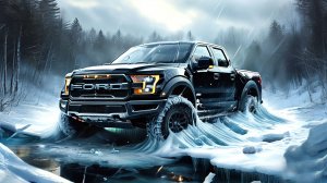 🔥 RC Ford Raptor - Ледокол в действии! ❄️🚙 Лед, снег и дрифт