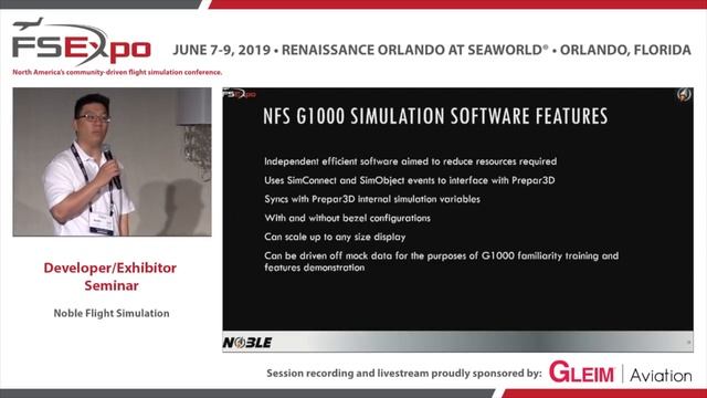 Developer / Exhibitor Seminar - Noble Flight Simulation смотреть онлайн
