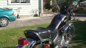 Yamaha XV750 Virago exhaust sound and acceleration compilation