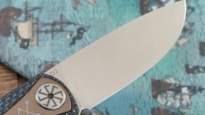 Складной нож Steelclaw Идол-2, сталь D2, рукоять карбон