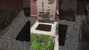 Летний душ с солнечным Напорным нагревателем