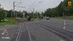 Попрад Татры - Штрбске Плесо (Tetra, Словакия), вид машиниста поезда в формате 4К 60 fps UHD HDR
