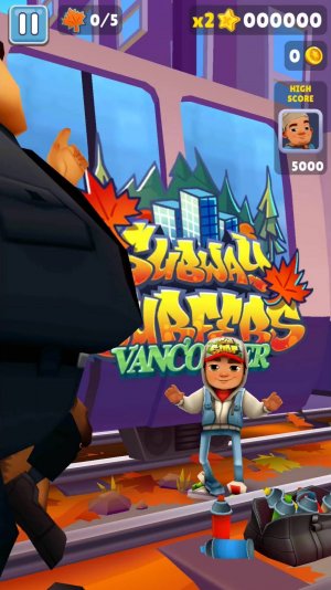 Subway Surfers Джейк собирает монетки