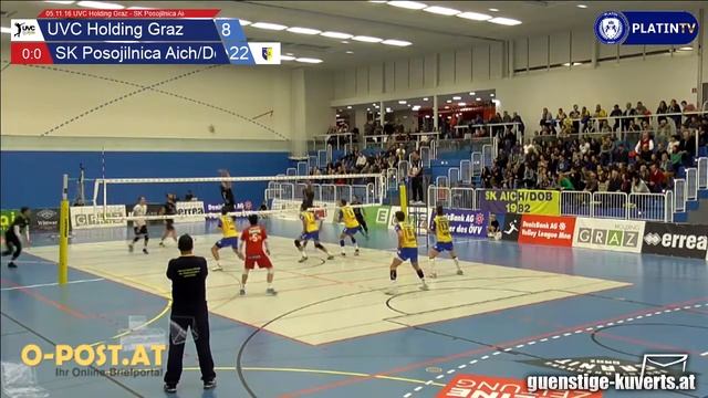 05.11.16 UVC Holding Graz - SK Posojilnica Aich/Dob - 8:22 (0:0) am 05.11.2016 19:20 смотреть онлайн