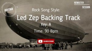 Led Zeppelin Backing track Guitar Jam Style