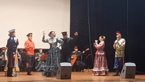 Как у нашего соседа весела была беседа Ансамбль песни и пляски Казачья воля ДК Царицын. 26.10.23 г.