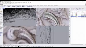 Rhino 3d tutorial carved wall panel ornament modeling