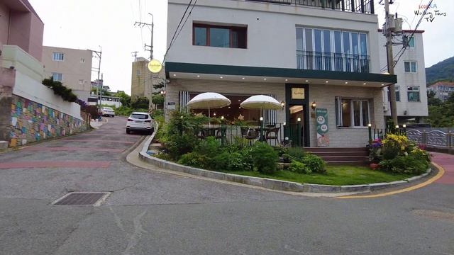 부산 서구 학장동, 서대신동 산책 [4K] 구덕마을 보부상길 - 꽃마을 프로방스 - 구덕운동장 | Korea Walking Tours TV смотреть онлайн
