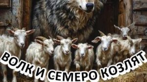 Аудиосказка для детей " Волк и семеро козлят " ( братья Гримм )