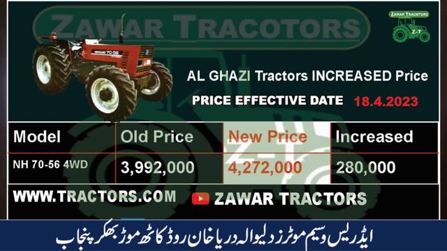 Al Ghazi Tractors 2023 Model Today Price April 2023 In Pakistan | Zawar Tractors | смотреть онлайн