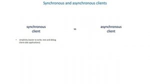 70 How to protect clients from servers - Synchronous and asynchronous clients