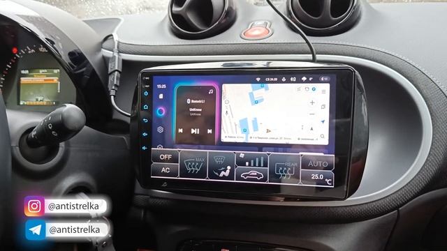 Крутая магнитола на SMART ForTwo - Teyes CC3. Обзор, характеристики, совместимость. смотреть онлайн