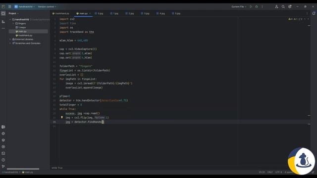 10. Создаем трекер пальцев  используя Python #hand #python #пайтон #handtracking
