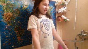 Облилась водой!😀)
#1 ВЫЗОВ ПРИНЯТ)