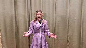 Полина Семенюк. Басня "Полкан и шавка" (С.Михалков)