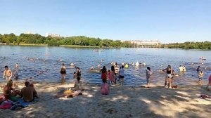 Пляж в Долгопрудном ! Станция Водники !!!