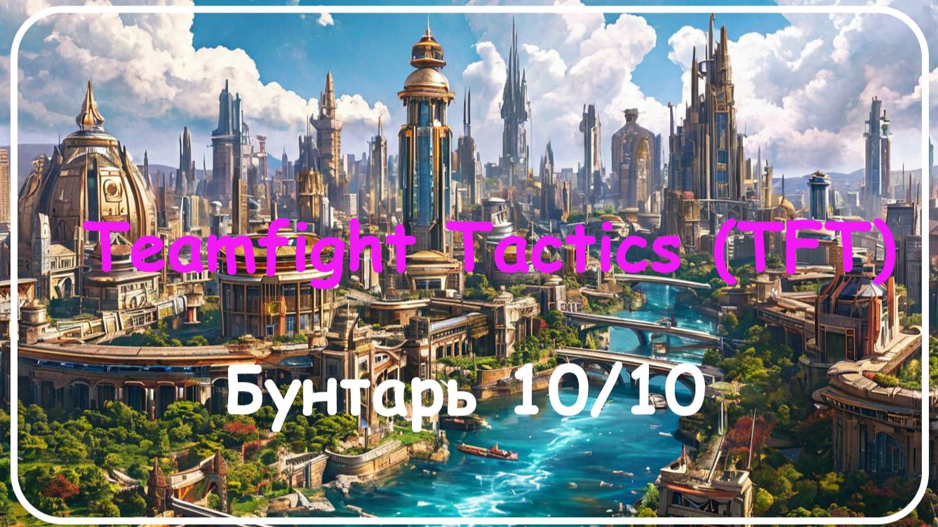Teamfight Tactics (TFT) Мир Аркейна: Сборка Бунтарь 10/10 (1 место)