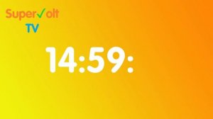 Часы SuperVolt TV 10:00, 12:00, 15:00, 18:00 и 20:00.