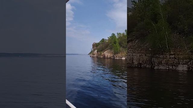 виды  с воды Молодецкого Кургана и Девьей горы в Самарской области. # водныйпроводник #travel