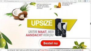 UpSize Netherlands&Belgium - Bust care cream