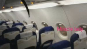 Inside View of Indigo Flight From Dubai to Trivandrum/Miracle lady.