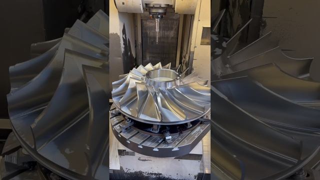 Импеллер impeller #cnc #metal #5axis #fabric #mazak #cnctools #instamachinist #5axiscnc #milling