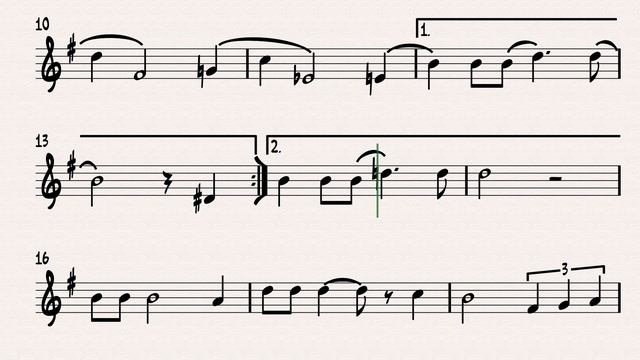 Г.Миллер "Moonlight Serenade" ноты и видео-минусовка для саксофона-сопрано, темп 50 смотреть онлайн