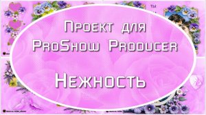 Нежность | Бесплатный проект для ProShow Producer