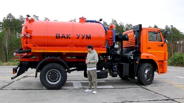 Вакуумная машина МВ-8ОД КАМАЗ-53605