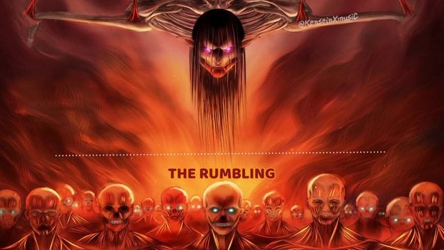 Attack On Titan Opening 7 - The Rumbling | EPIC VERSION | 4K | 1 hour смотреть онлайн
