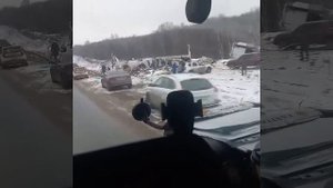 Мародёры на трассе М-5. Мандарины на халяву.