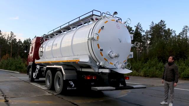 Вакуумная машина МВ-22ОД МАЗ-6312C9