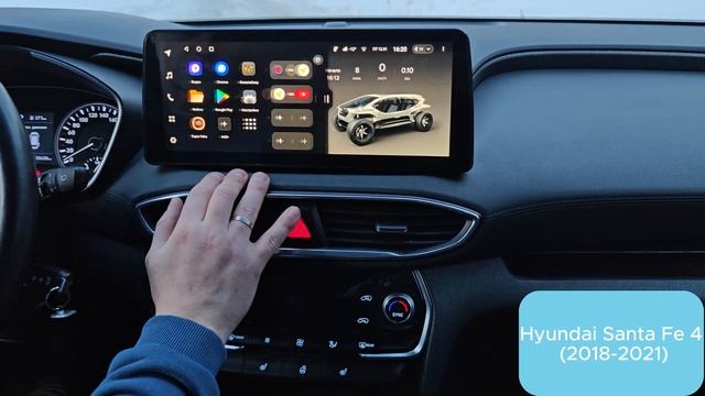 Магнитола LUX ONE (TEYES) для Hyundai Santa Fe (2018-2021) | Краткий обзор смотреть онлайн